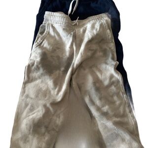 Set of two Old Navy Kids size S (6-7) Gray and Navy Jogger Pants